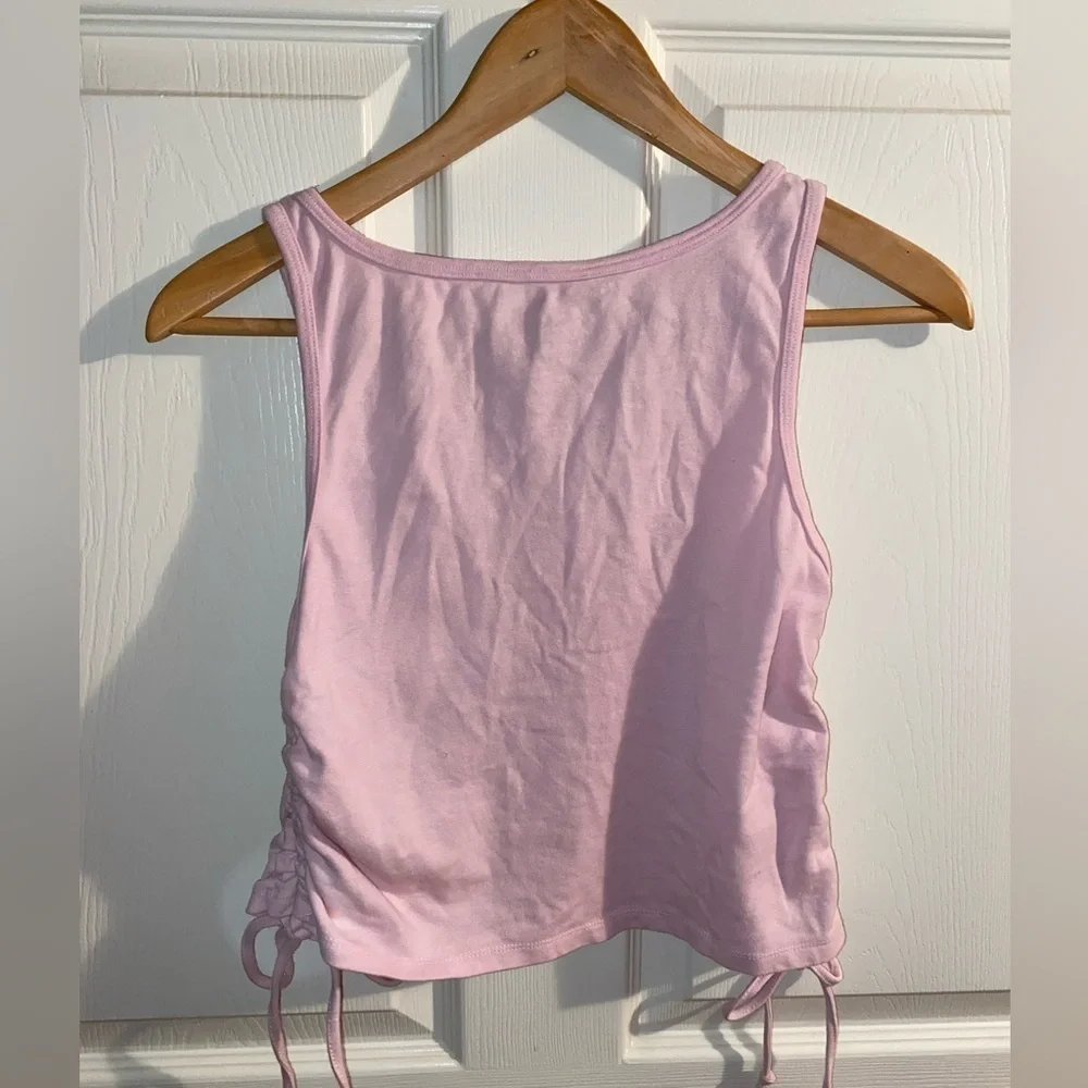 Strawberry Shortcake Pink Cropped Tank Top, Summer, Y2K - Picture 7 of 7